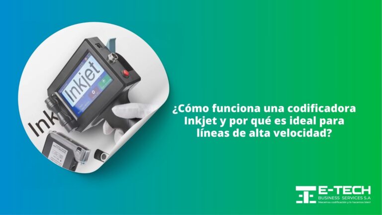 ¿Cómo funciona una codificadora Inkjet y por qué es ideal para líneas de alta velocidad?